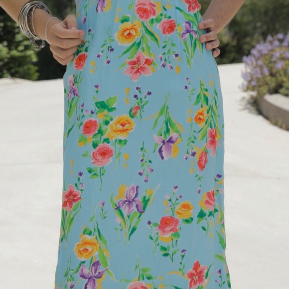 VINTAGE label  'TRASHY LINGERIE' MAXI  SUMMER DRESS  SIZE LARGE - Picture 1 of 3
